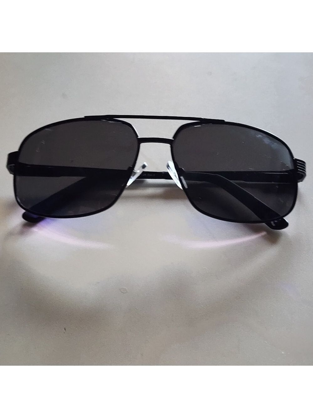 Foster grant prescription rectangular sunglasses color black
